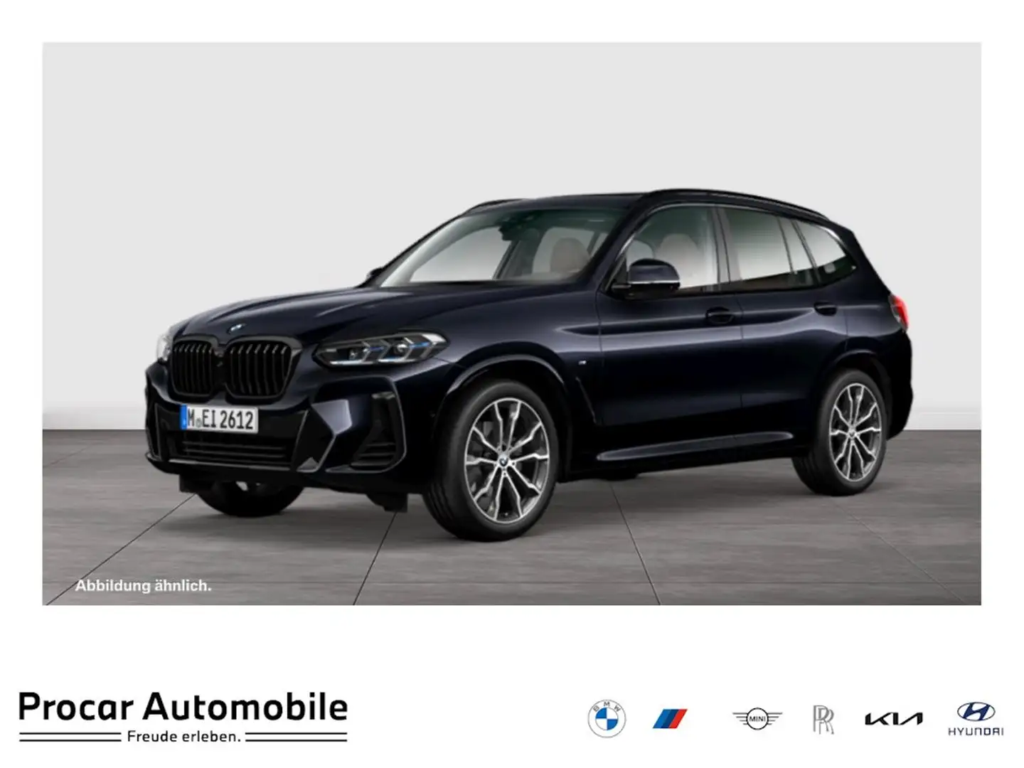 BMW X3 xDrive20d M Sport HUD PANO 360°KAM RFK NAVI Noir - 1
