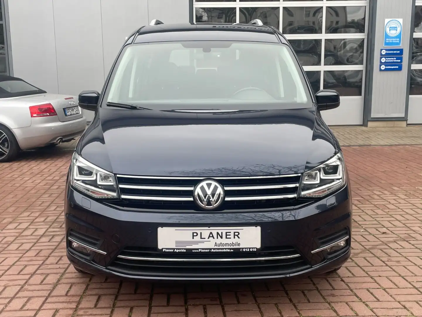 Volkswagen Caddy Maxi Highline 4M DSG 7.Si. 1.Hand Standh. Bleu - 2