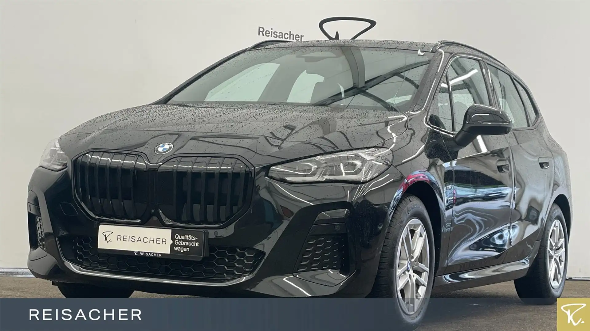 BMW 220 220i A Active Tou MSport AHK ACC 360 HuD H&K 16" Schwarz - 1