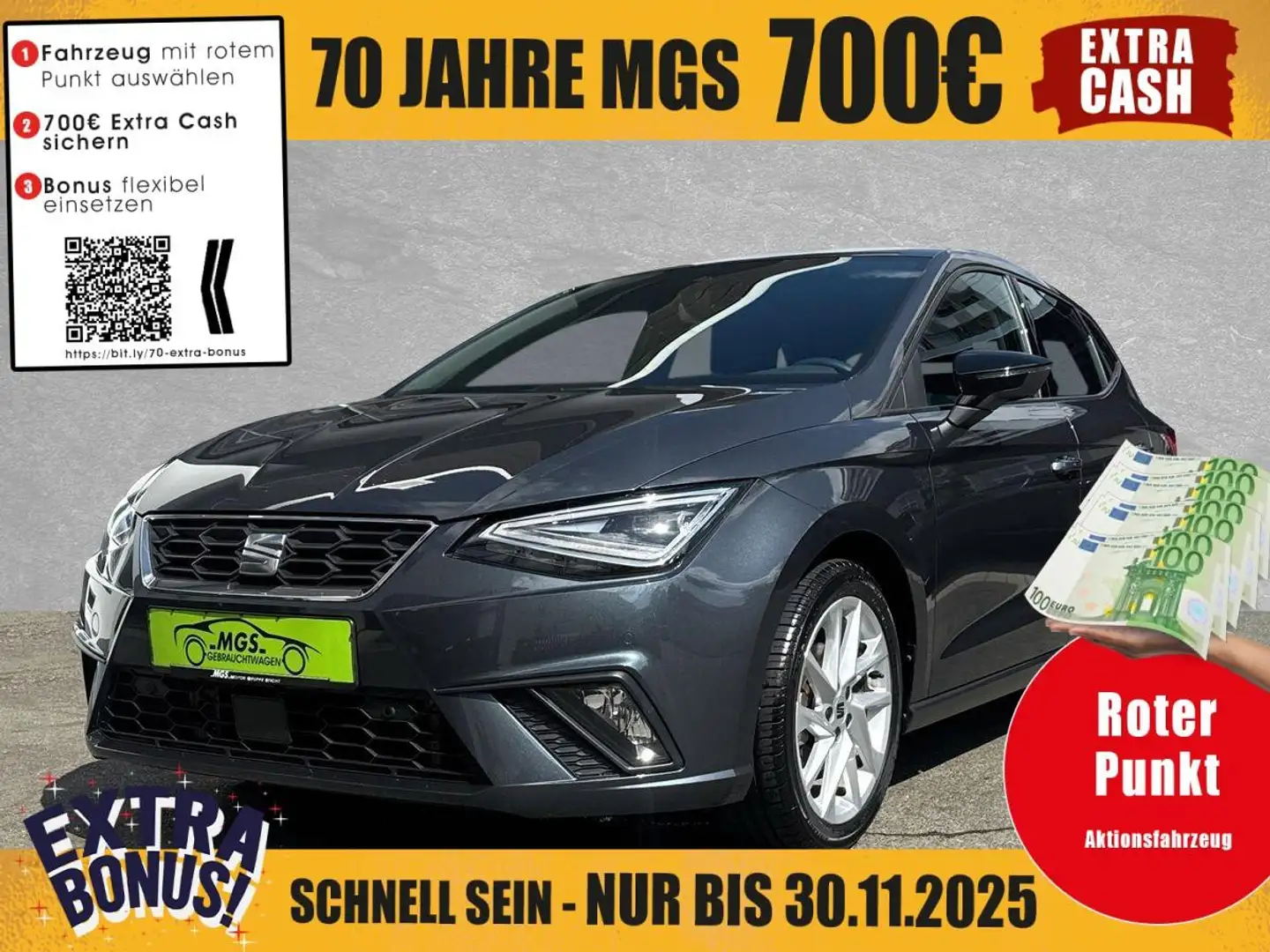 SEAT Ibiza FR 1.0 TSI DAB #NAVI #SHZ #PDC #KAMERA Grau - 1