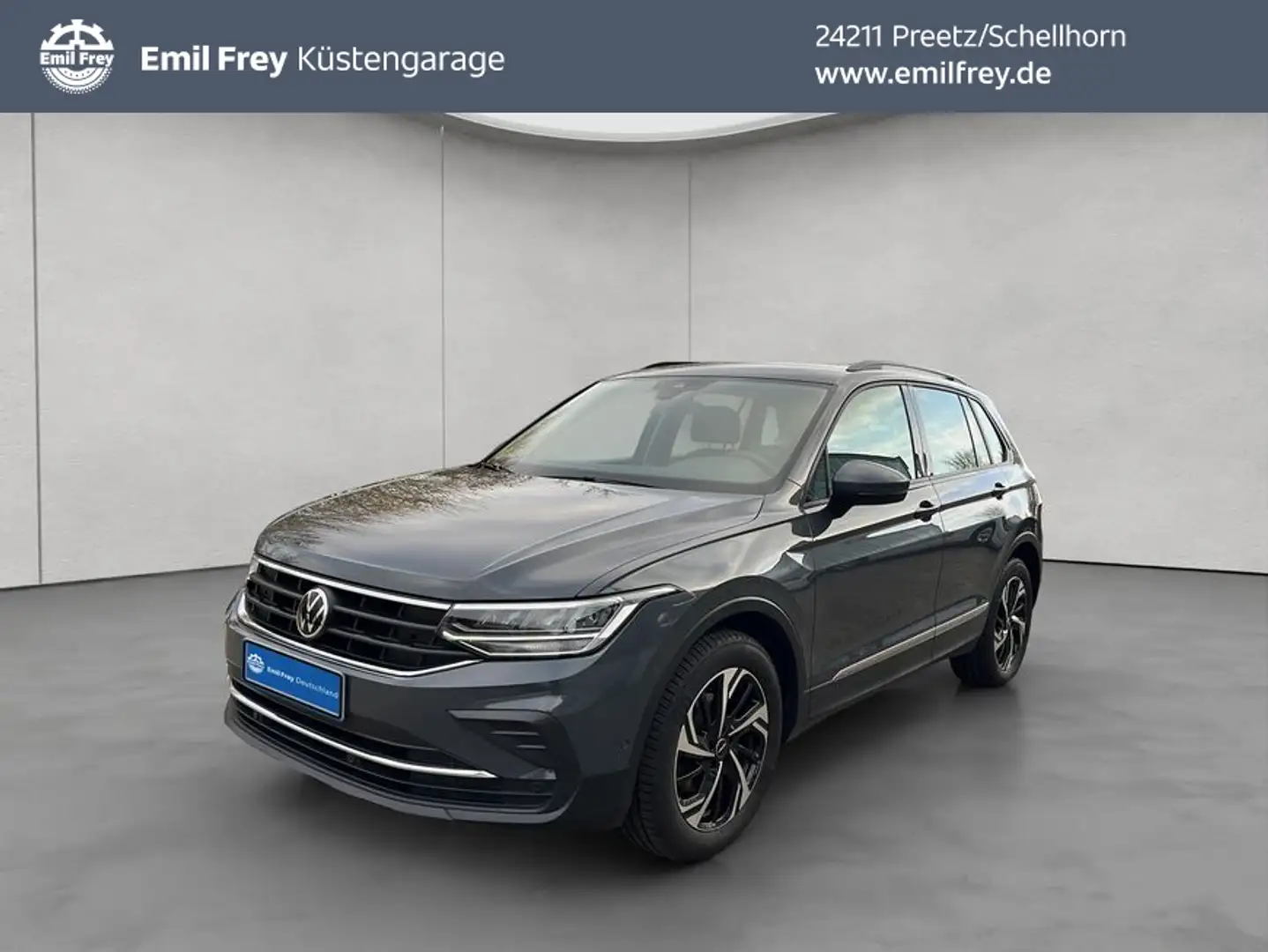 Volkswagen Tiguan 2.0 TDI ACTIVE LED AHK Rückfahrk. Grau - 1