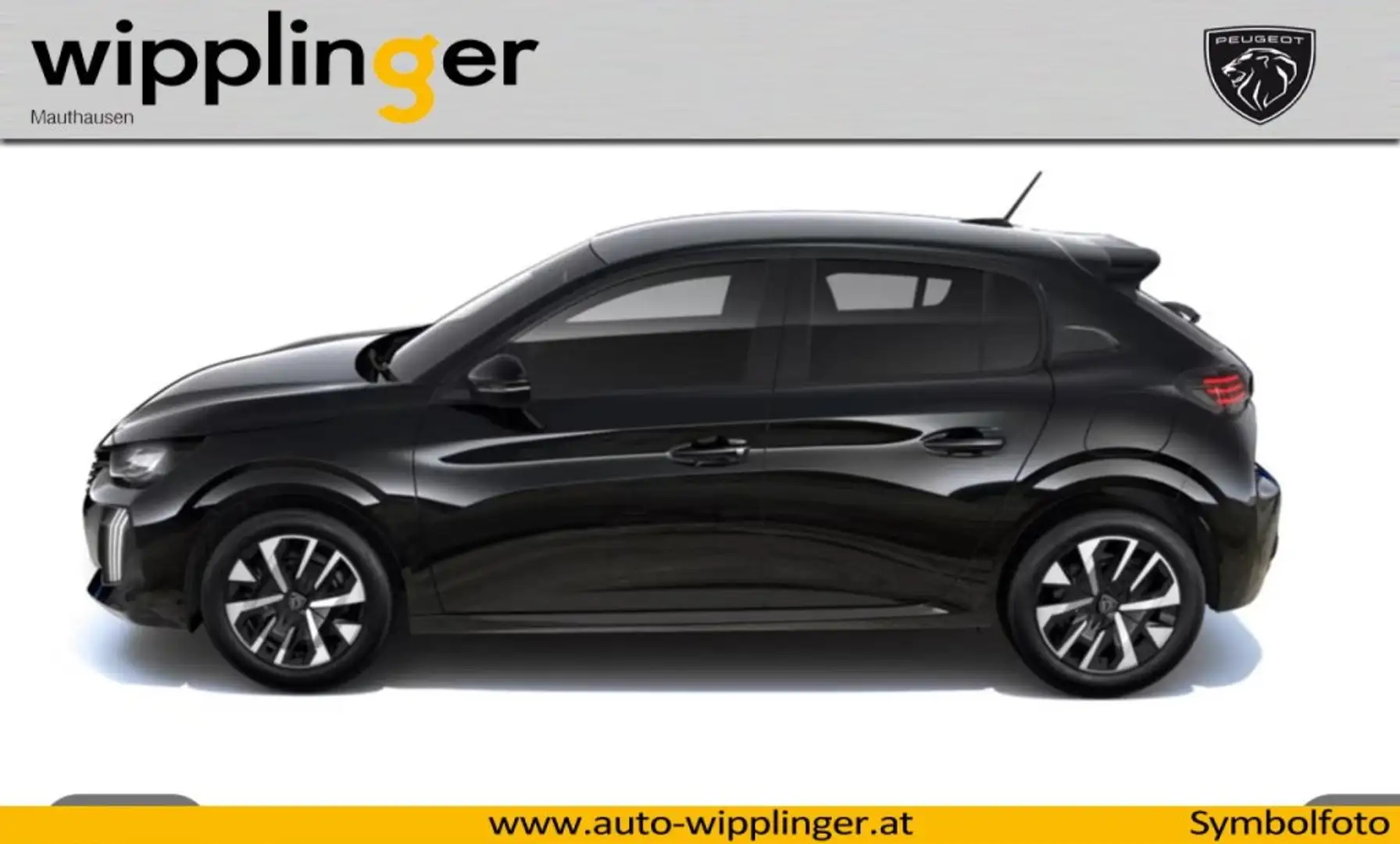 Peugeot 208 Style Pure Tech 6G Schwarz - 2