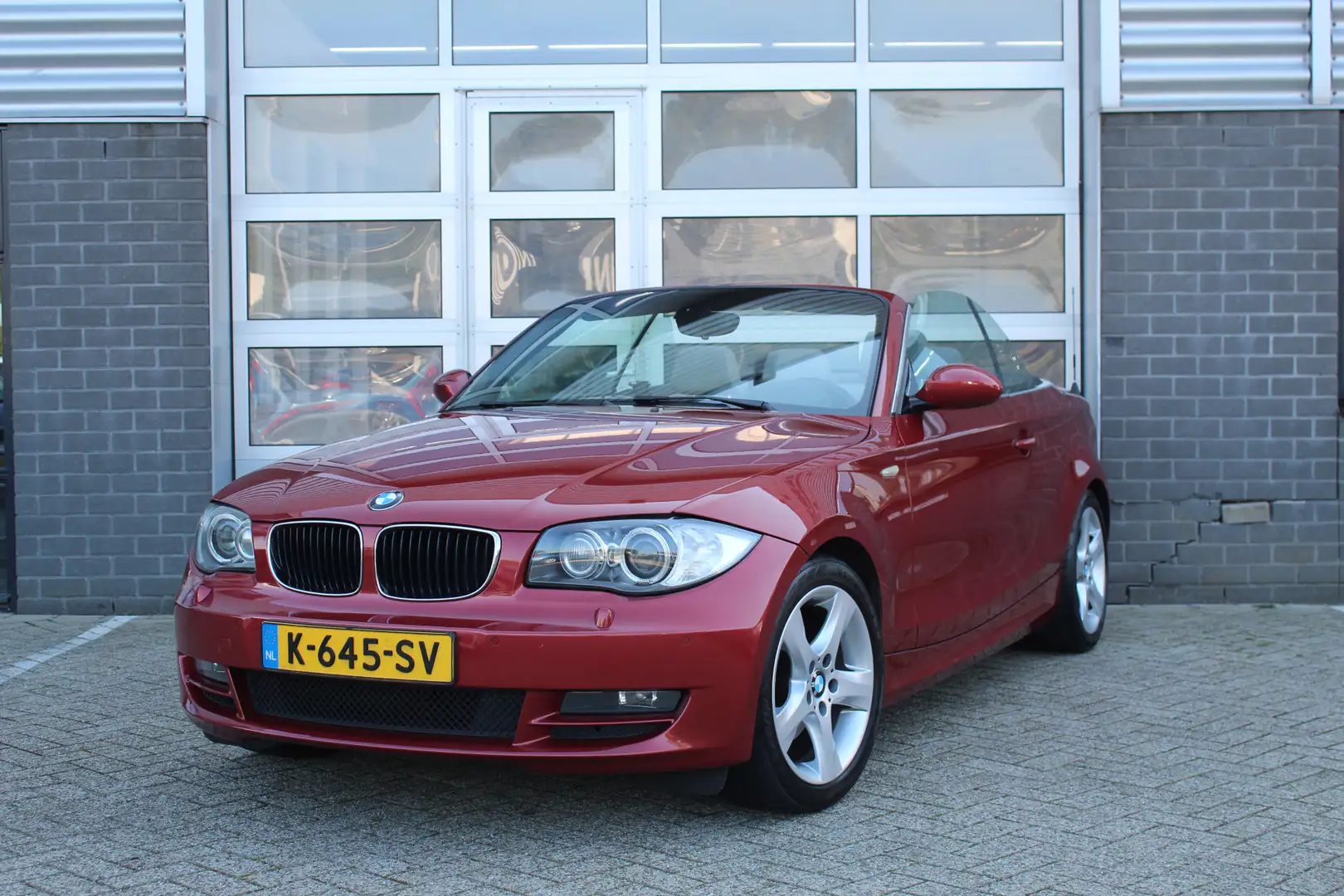 BMW 120 1-serie Cabrio 120i / Leer / Stoelverwarming / Aut Červená - 1