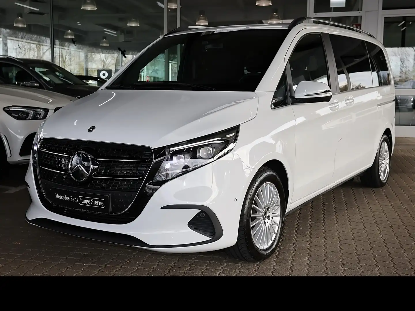 Mercedes-Benz V 250 d STYLE Kompakt Sitzhzg.+MBUX+Totwink.+AHK Weiß - 1
