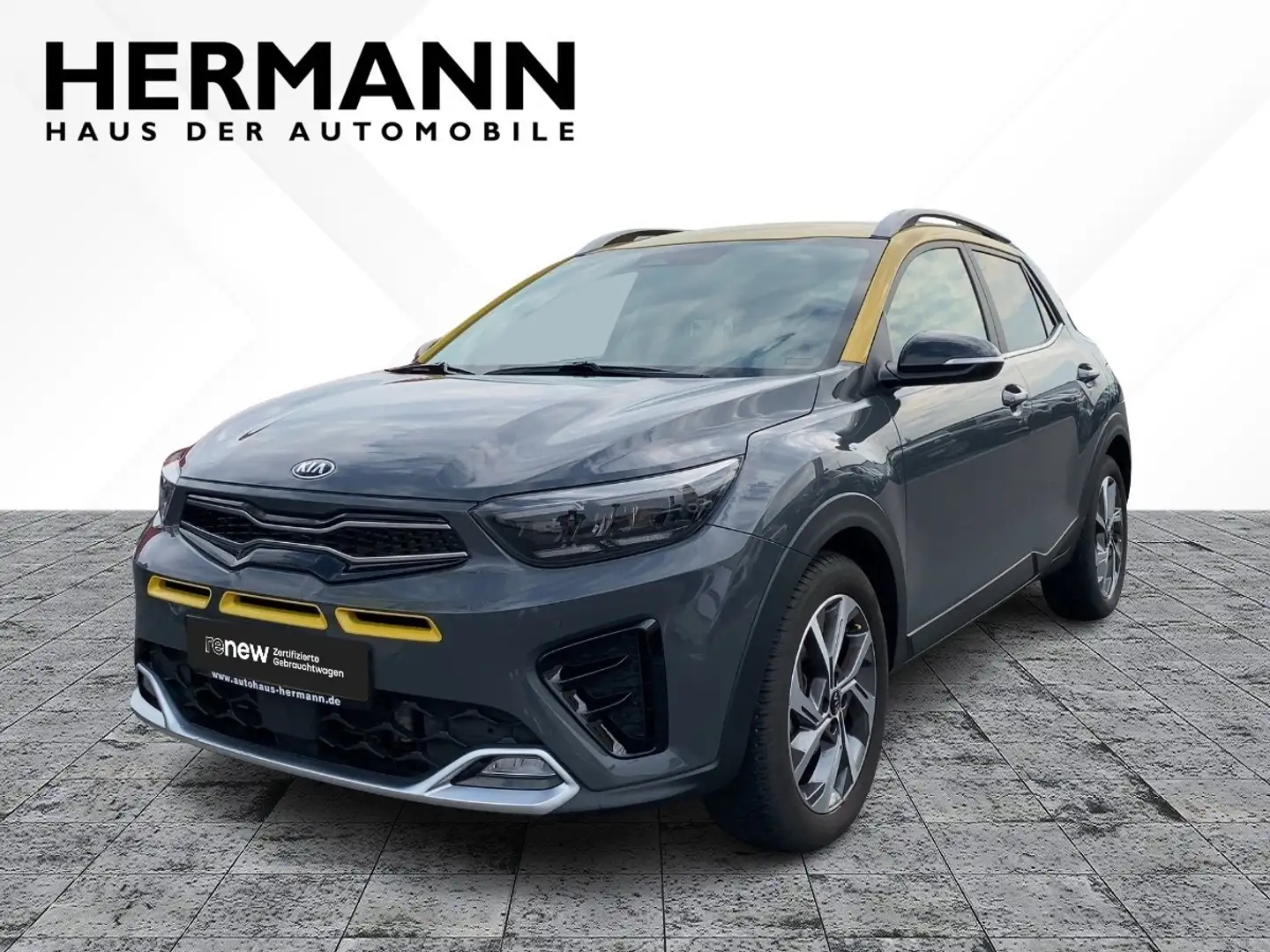 Kia Stonic 1.0 T-GDI GT Line *NAVI*LED*FLA*SpurH*LM Серый - 1