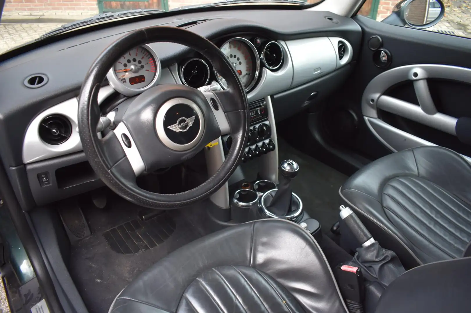 MINI Cooper Mini 1.6 '04 Leder 08-2026 APK Airco Groen - 2