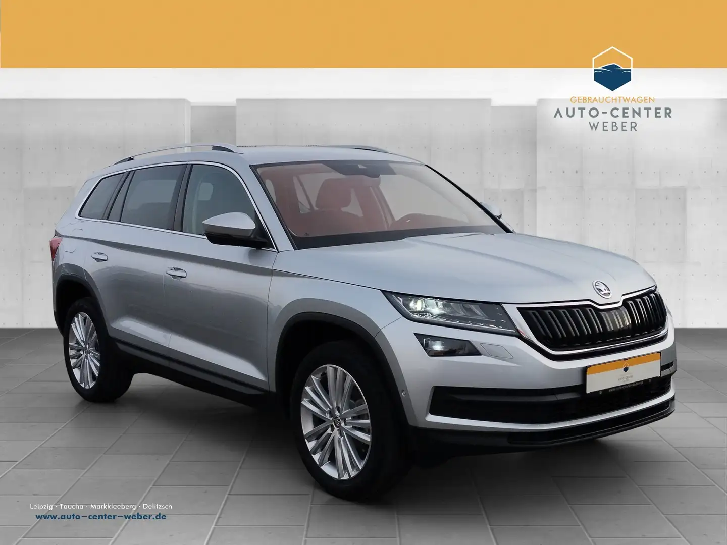 Skoda Kodiaq 2.0 TDI Style 4x4 DSG ACC*AUT*KeyLess*LED Silber - 1