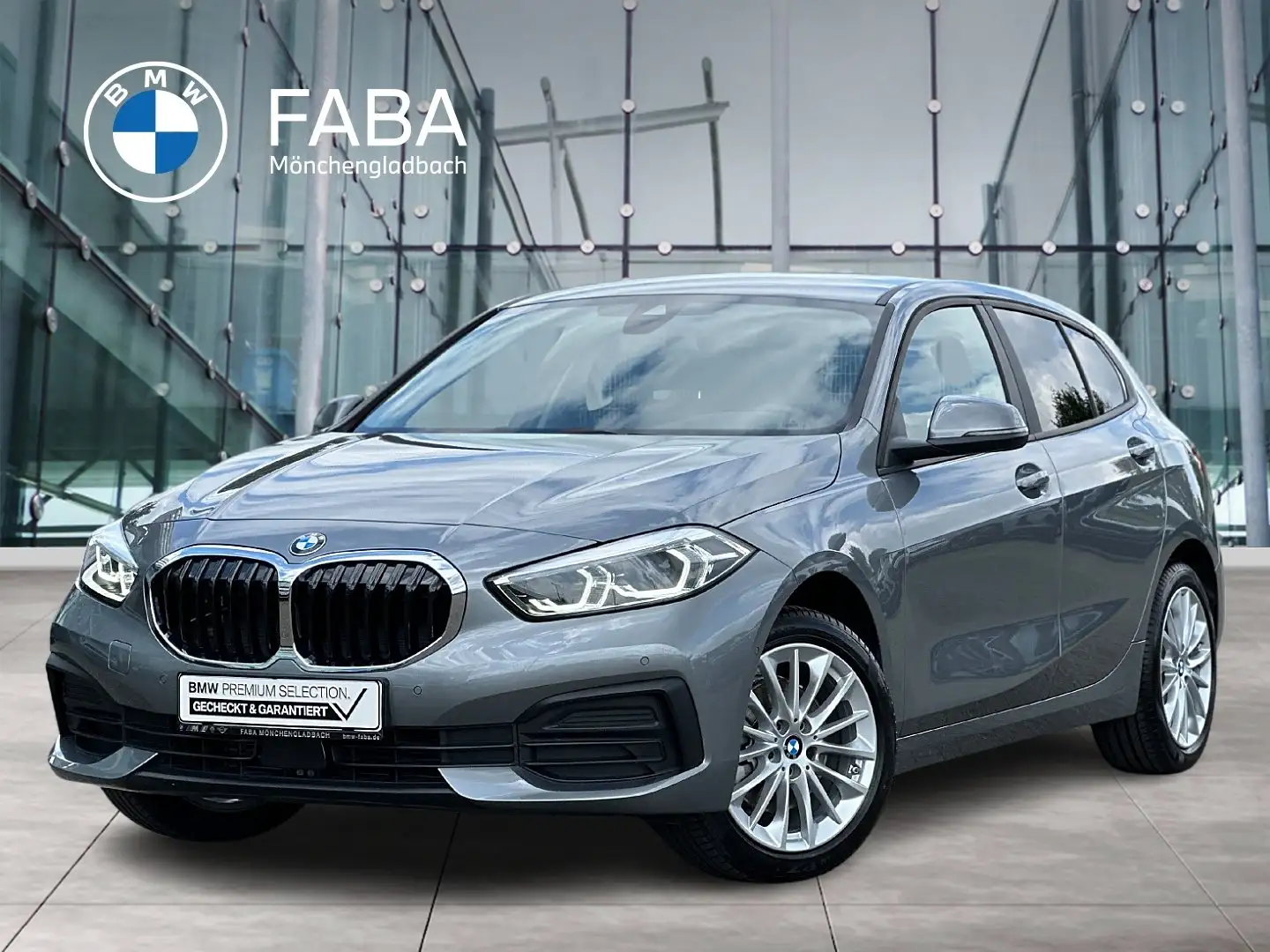 BMW 118 i Hatch Advantage DAB LED WLAN RFK Tempomat Grau - 1