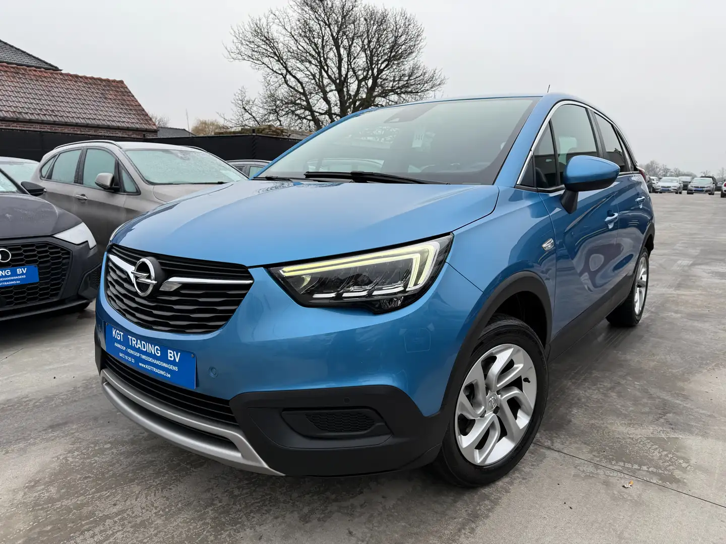 Opel Crossland X 1.2i 110PK NAVIGATIE ZWART LEDER CARPLAY FULL LED Bleu - 1