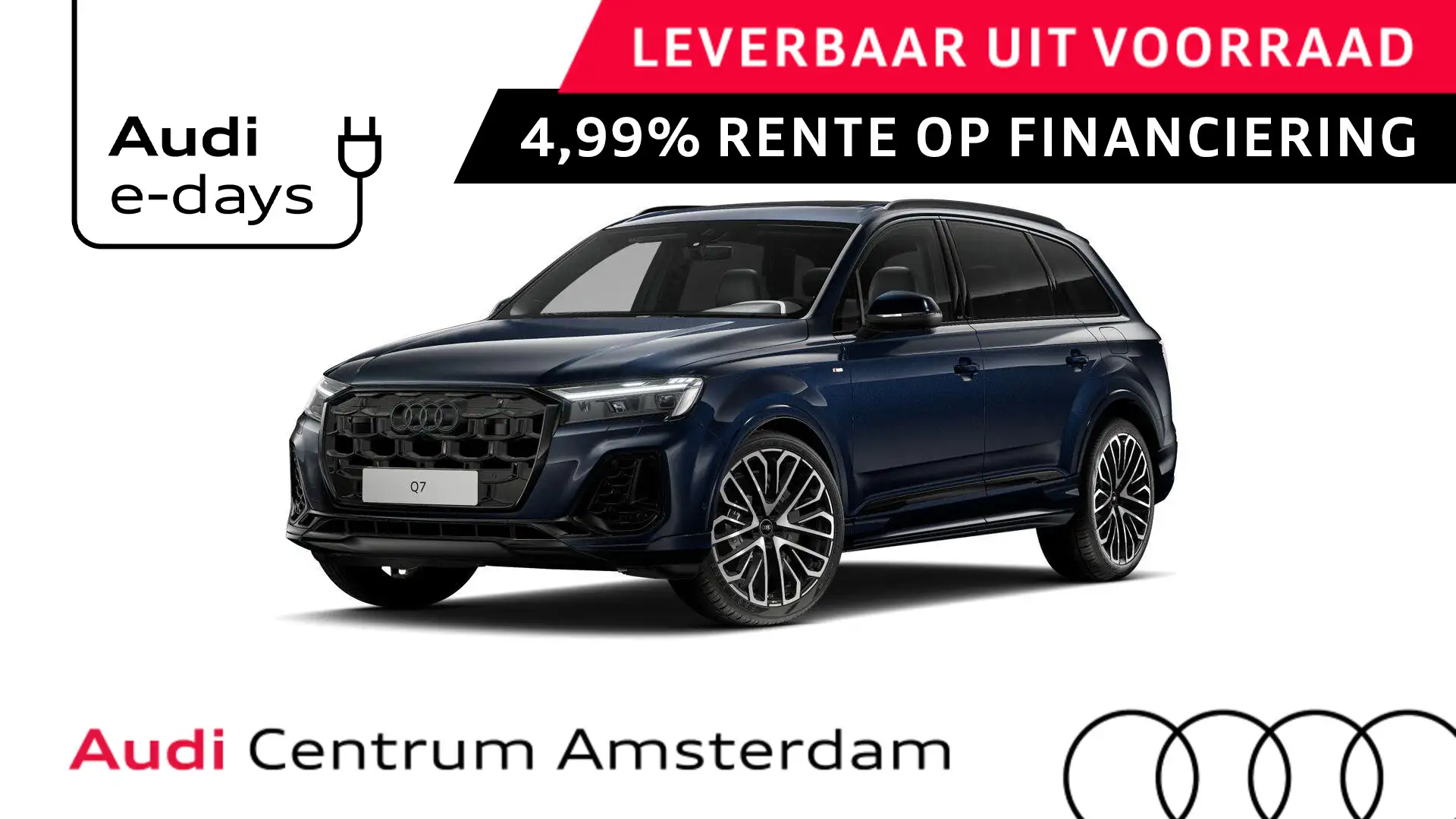 Audi Q7 Pro Line S 55 TFSI e 290 kW / 394 PK SUV 8 versn. Blauw - 1