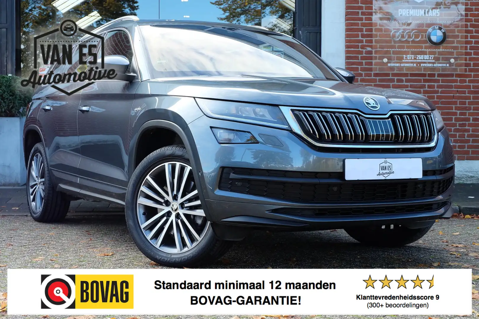 Skoda Kodiaq 2.0 TSI 4x4 L&K Executive / Panodak / Stoelvent. / Grijs - 1
