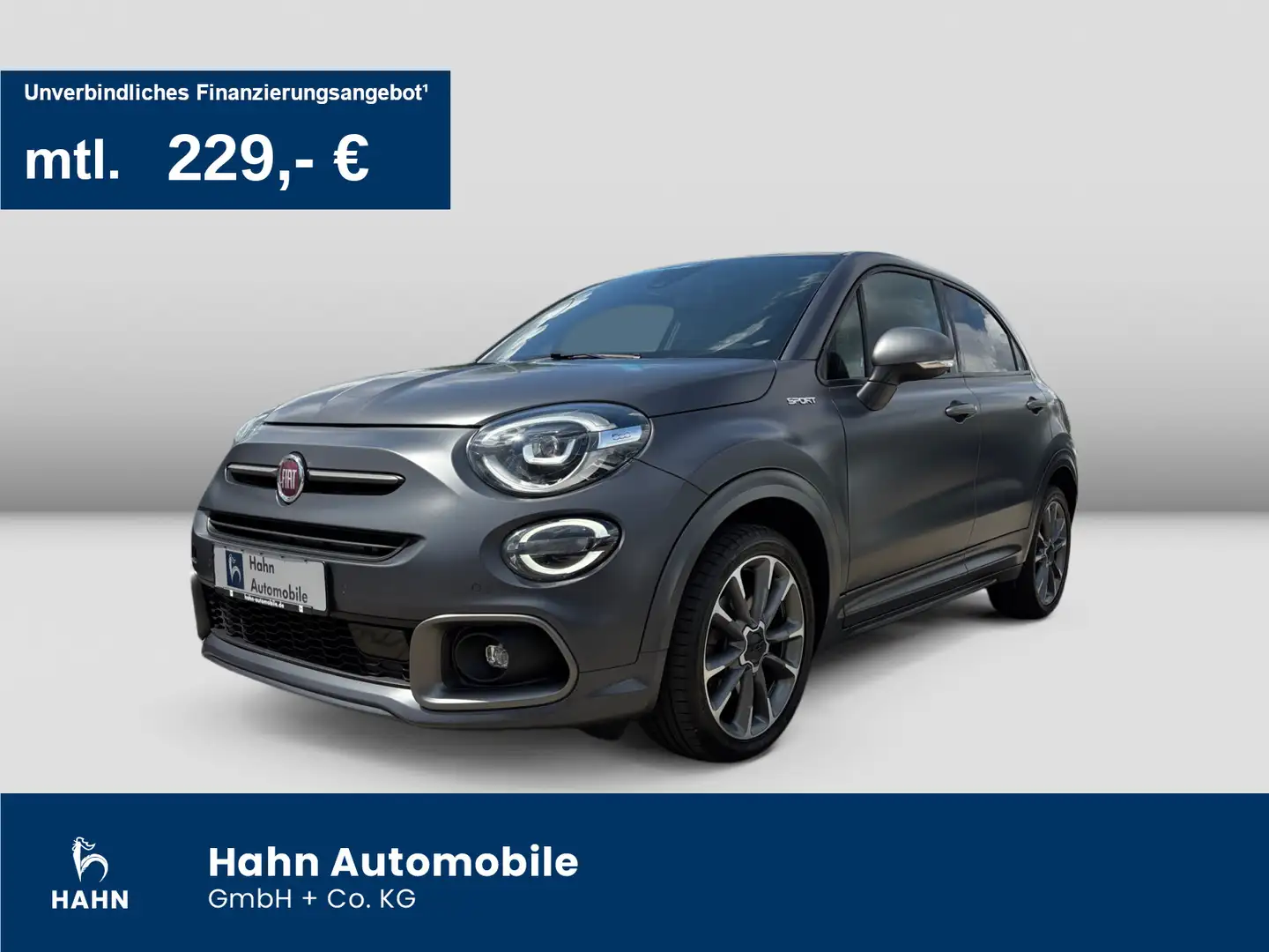 Fiat 500X 1.3 GSE Sport 4x2 DDTC CAM GRA Keyless Grau - 1