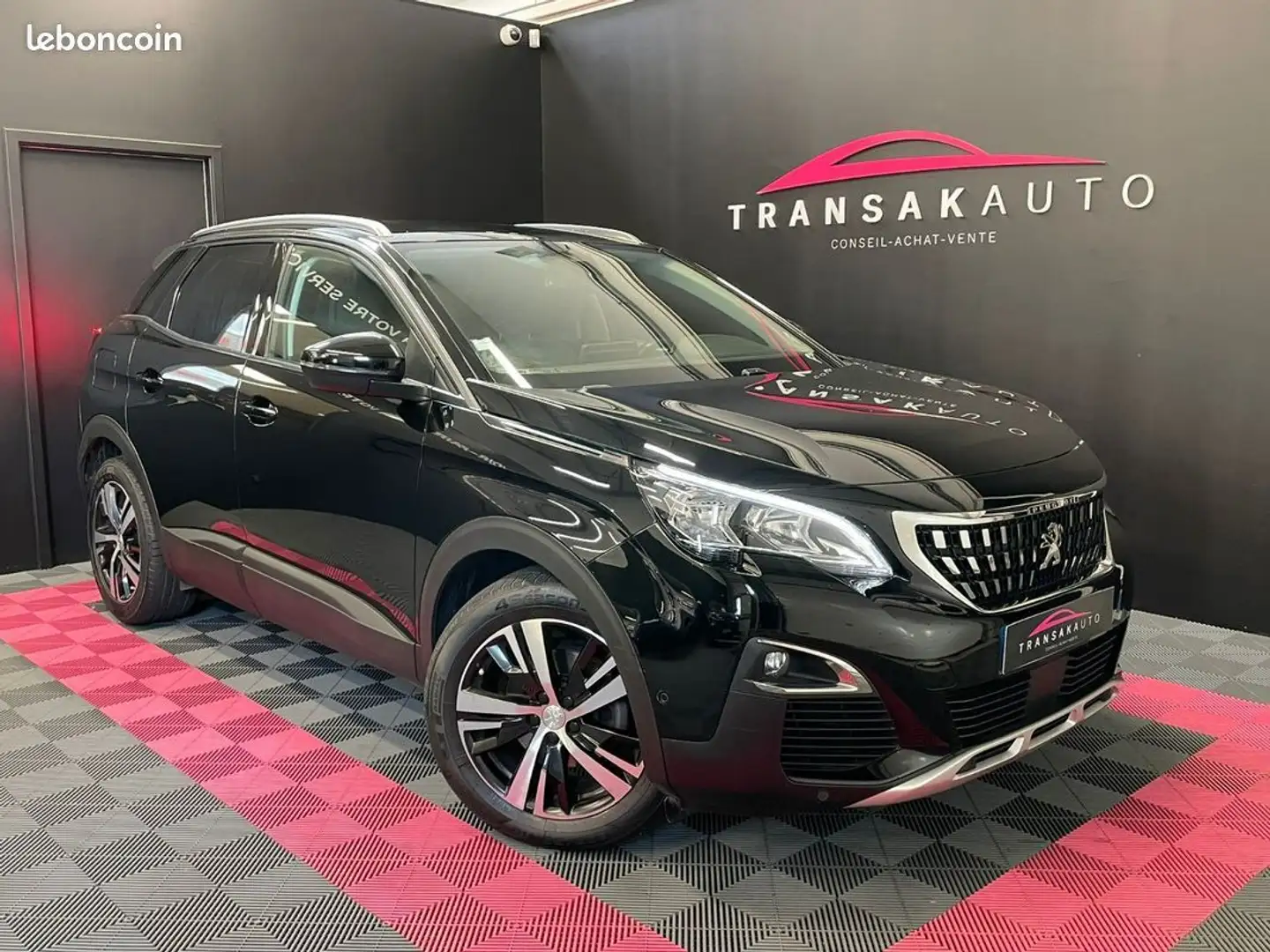 Peugeot 3008 1.6 BlueHDi 120ch SS BVM6 Allure Zwart - 1
