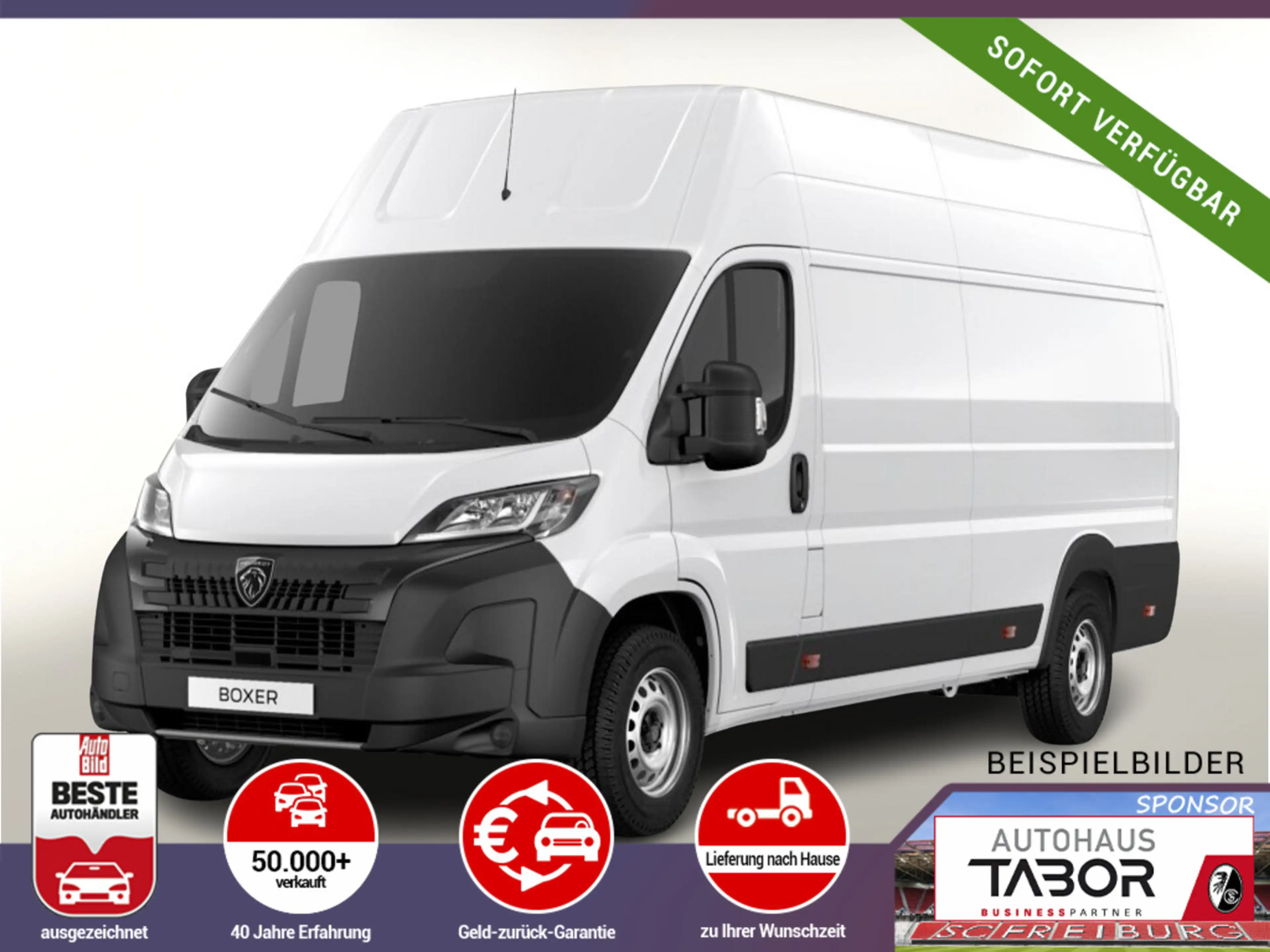 Peugeot Boxer 435 AT L4H3 AHK CarP CargoP VisibP UVP-43%*