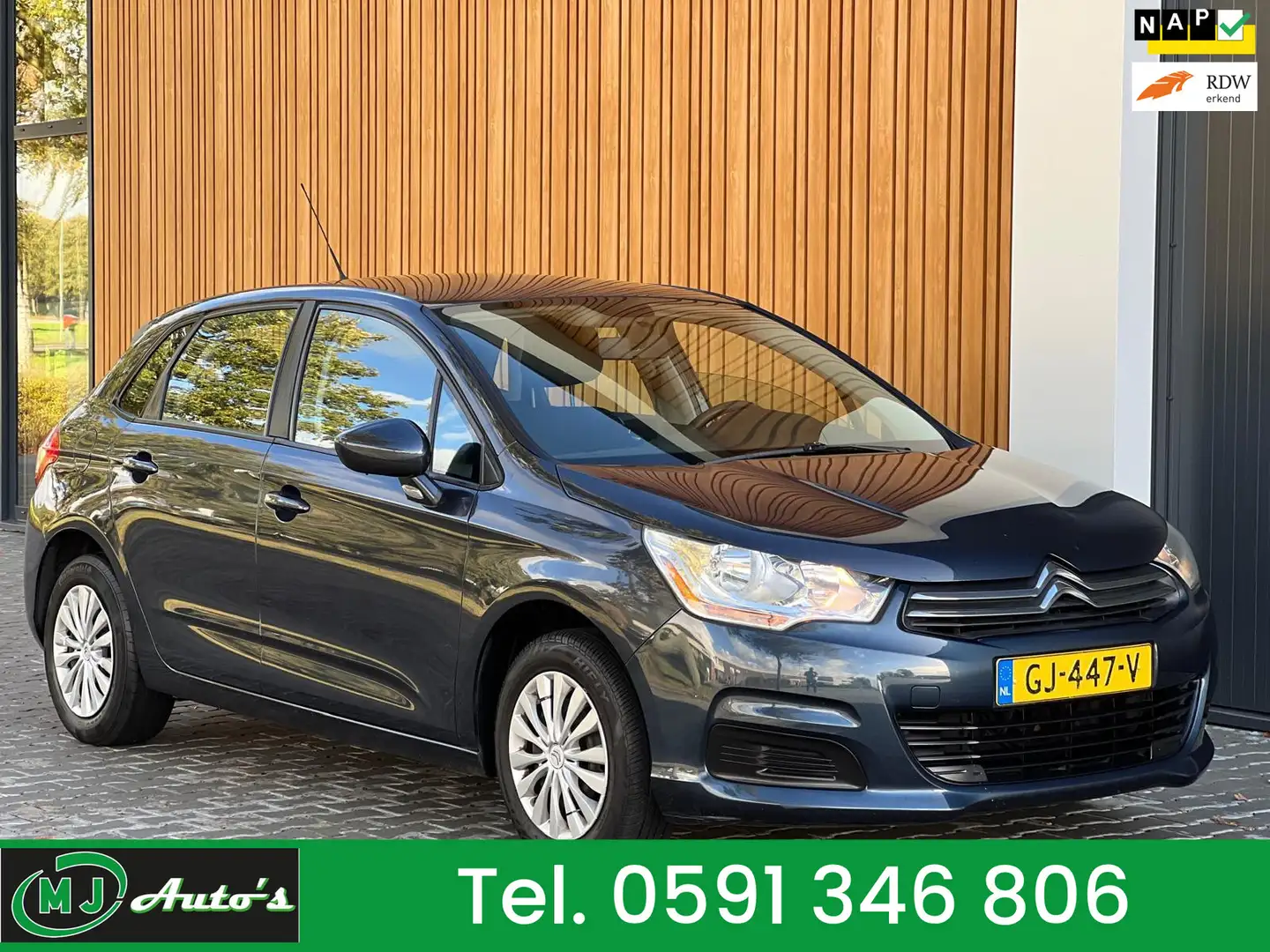 Citroen C4 1.2 PURETECH LIVE BJ015 AIRCO CRUISE Blau - 1
