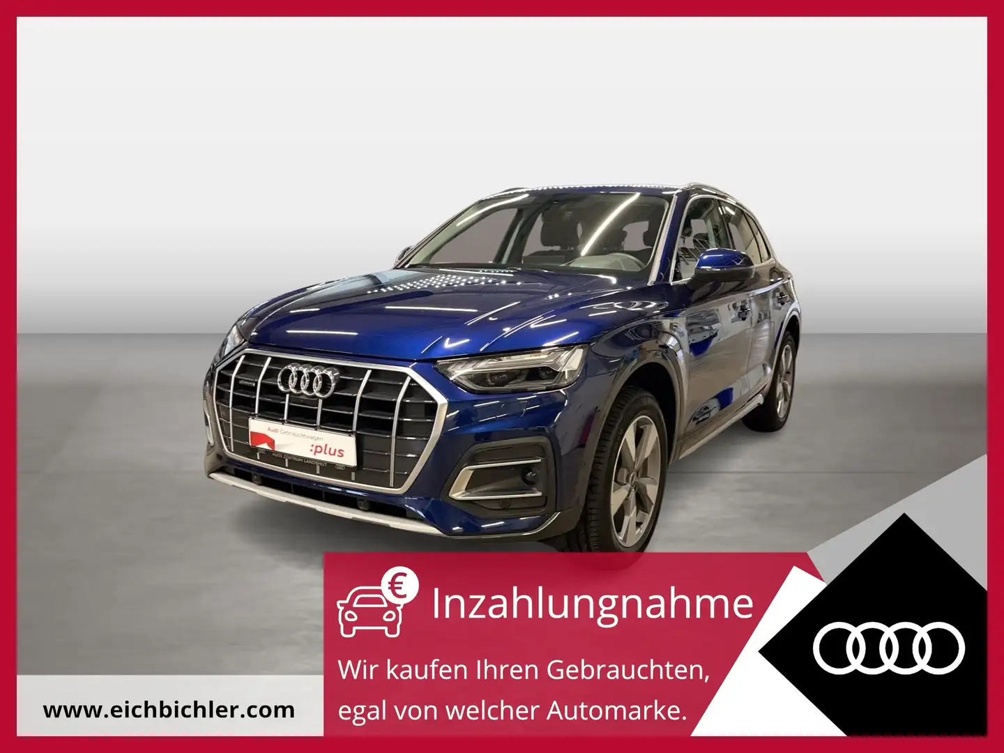 Audi Q5 SUV 40 TDI quattro S tronic Advanced 360 AHK Bleu - 1
