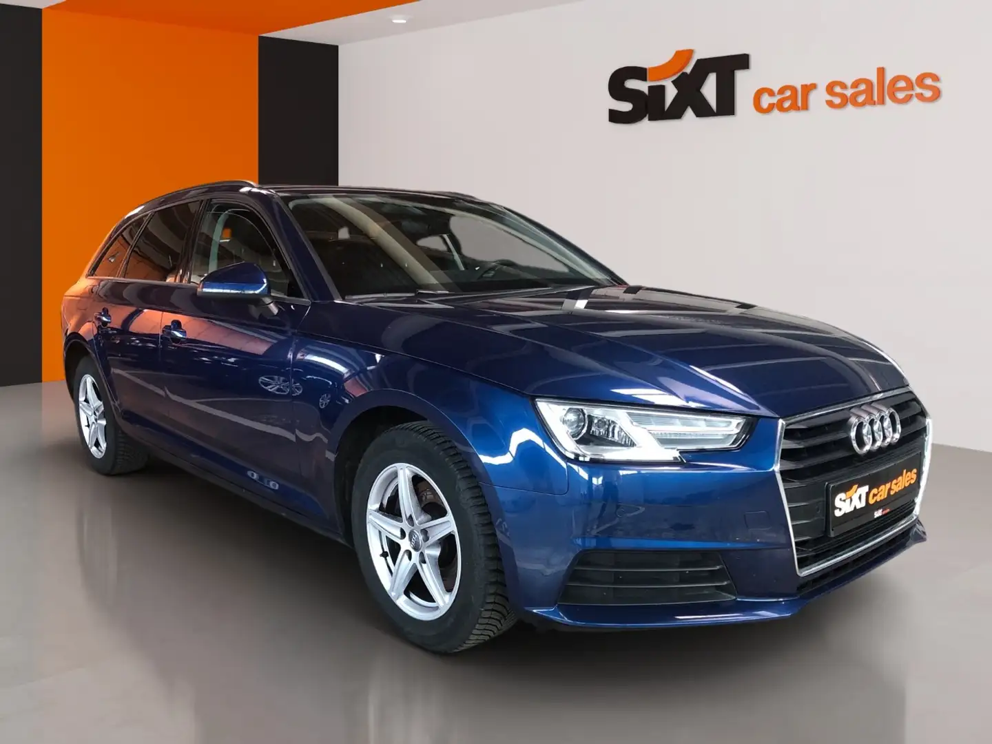 Audi A4 2.0 TDI Navi|Tempo|PDC vo/hi|SLI|Sitzheiz|AHK Modrá - 1