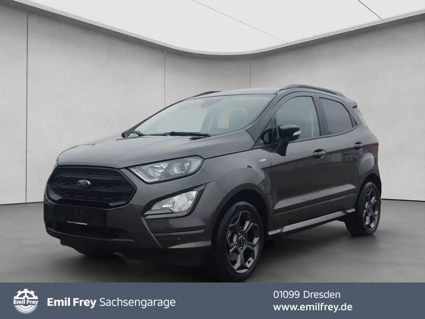Ford EcoSport ECOSPORT 1.0 EcoBoost ST-LINE RFC Navi PDC Gris - 1