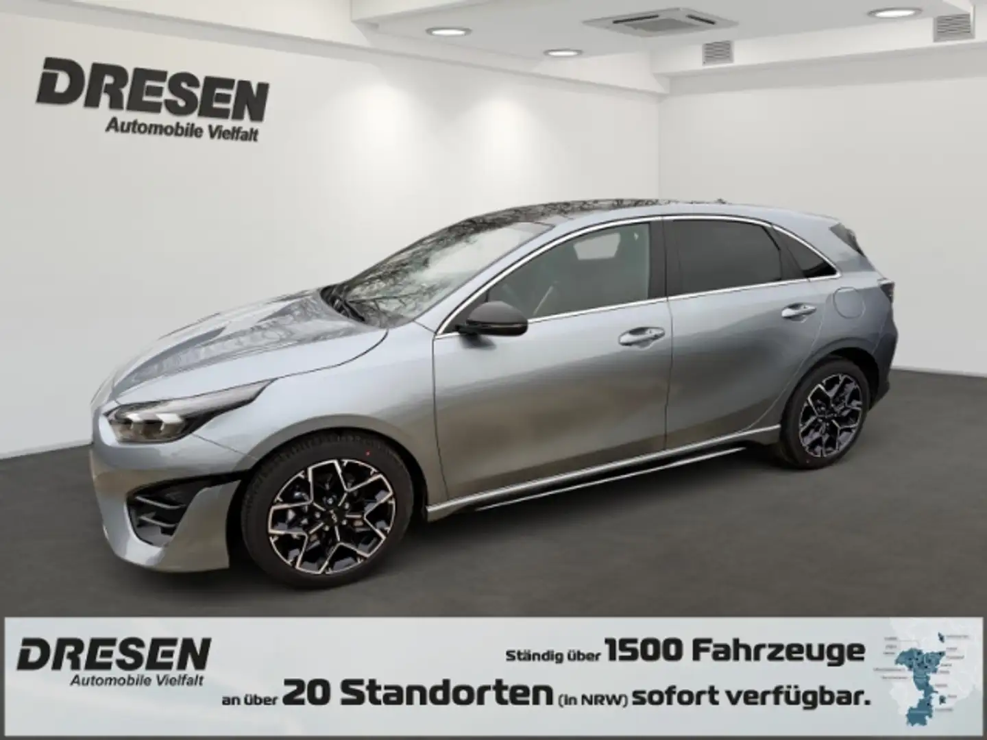 Kia Ceed / cee'd GT-LINE 1.5 DCT NAVI,KLIMA,SITZHZG,KAMERA srebrna - 1