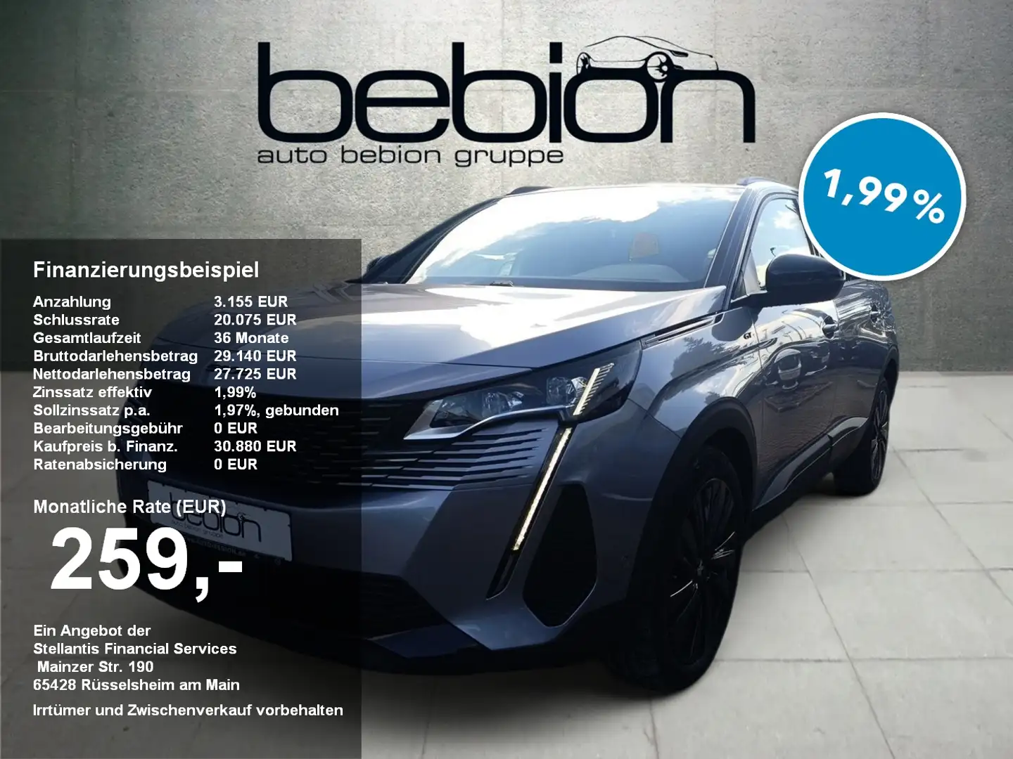 Peugeot 5008 1.5 BlueHDi 130 GT ACC KeyLess LED Navi PDC Argent - 1