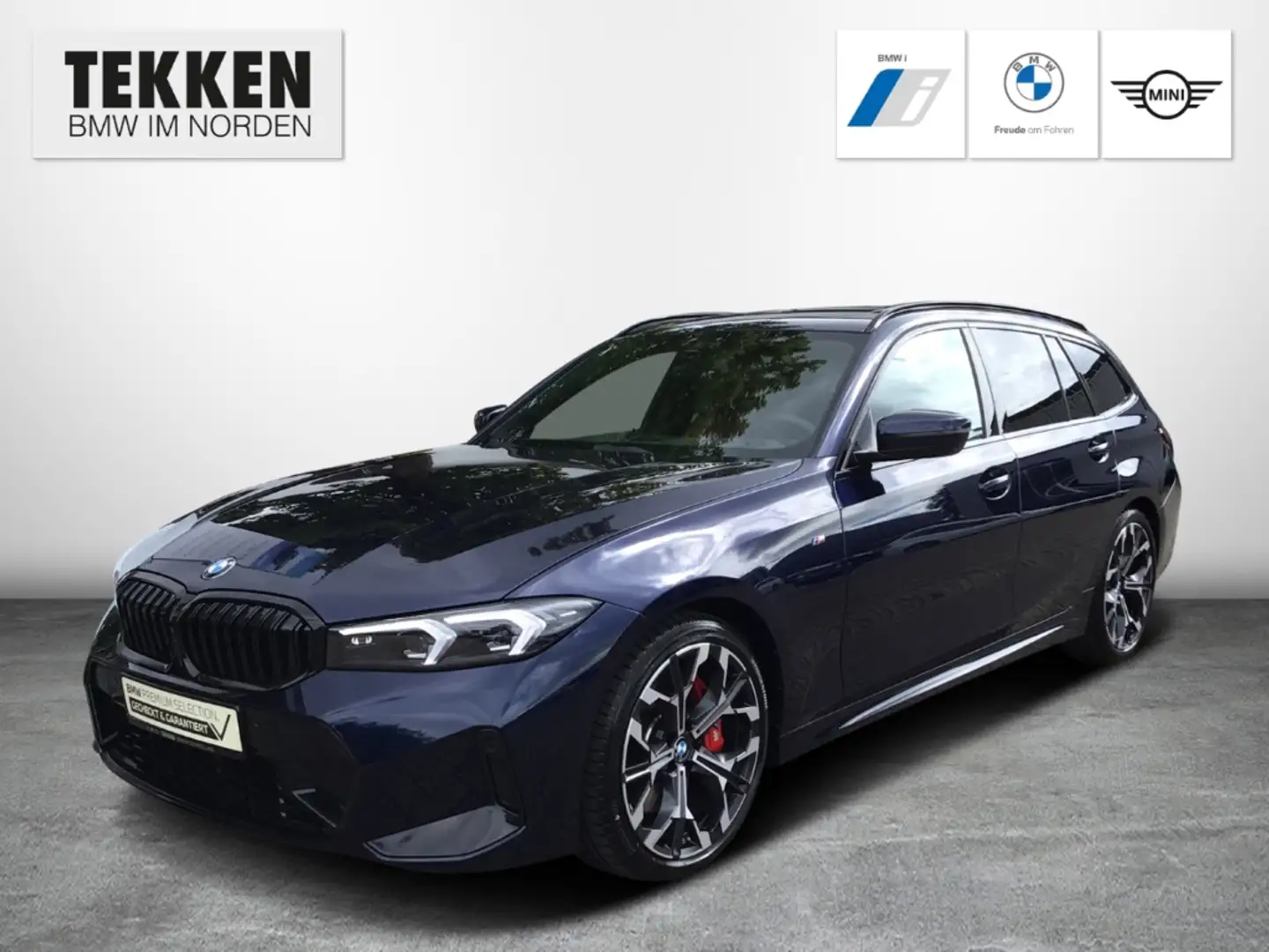BMW 320 d Touring xDrive M Sport Pro Bleu - 1