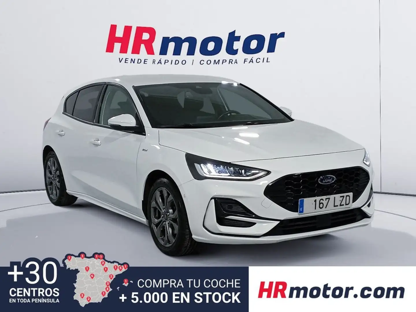 Ford Focus ST-Line Blanc - 1