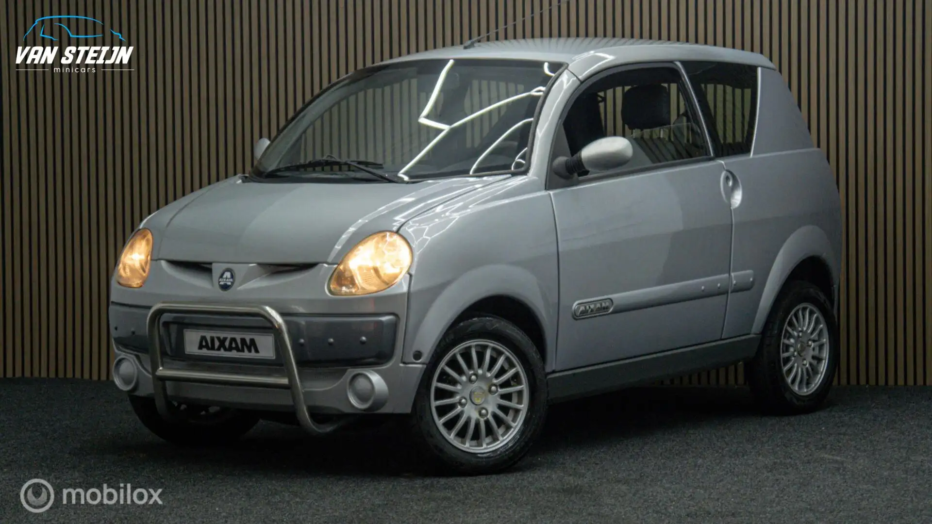 Aixam A. Brommobiel 741 | BullBar | Nieuw Staat | 37dkm Gris - 2