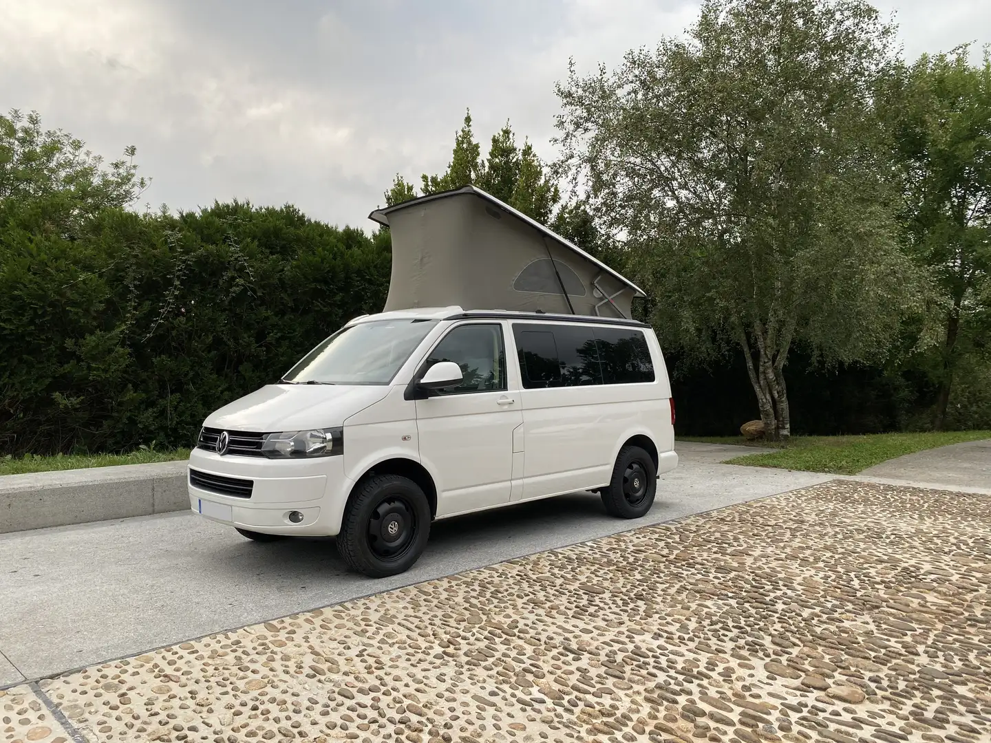 Volkswagen T5 California California 2.0 Beach 4M 140 Edition Techo Elevable Blanc - 2