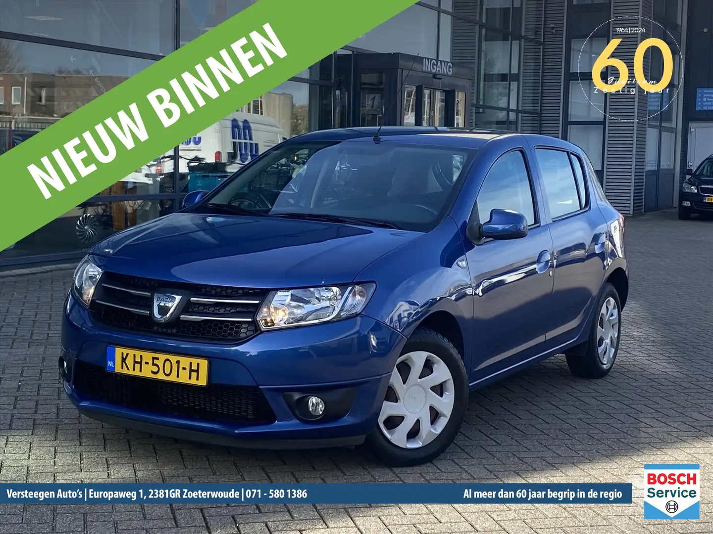 Dacia Sandero 0.9 Tce 90pk Lauréate Blauw - 1