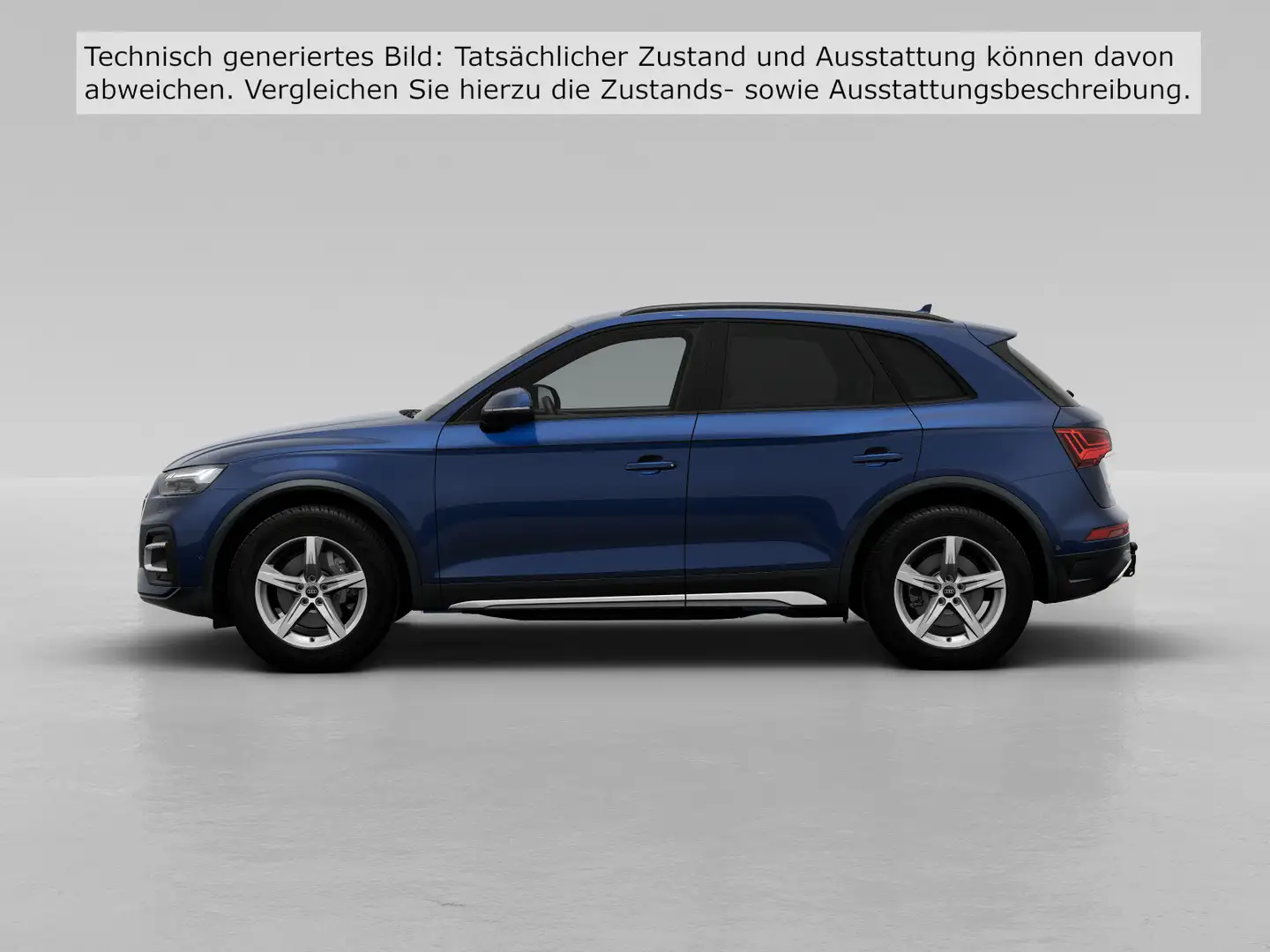 Audi Q5 SUV Advanced 40TFSI quattro MATRIX AHK LEDER Blau - 2