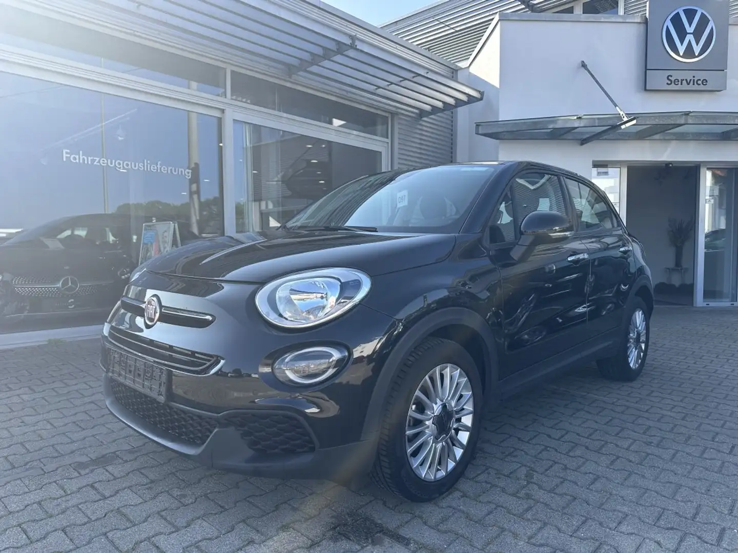 Fiat 500X LOUNGE 1.0GSE XENON*NAVI*PDC*17-ZOLL Schwarz - 1