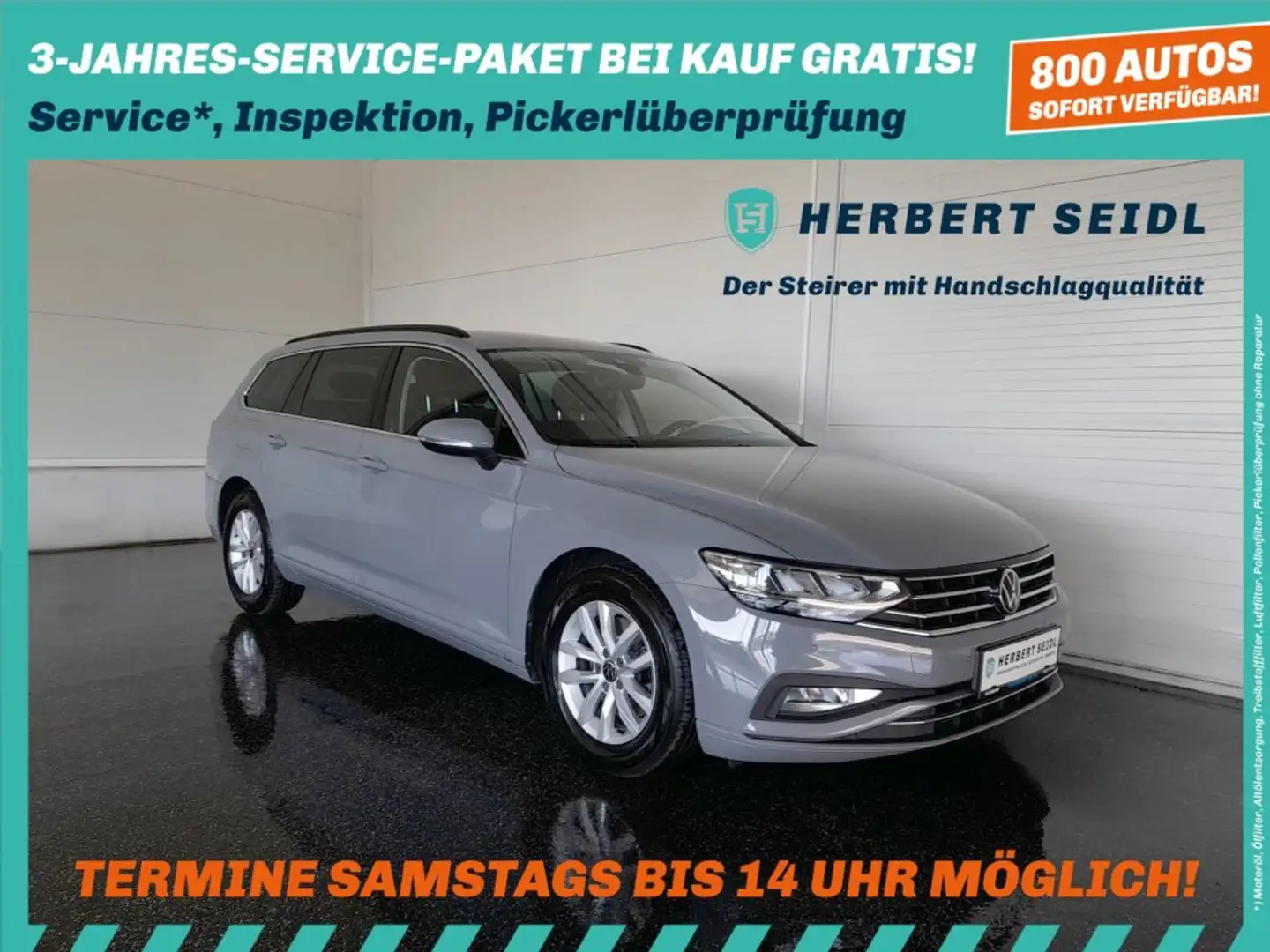 Volkswagen Passat Variant BUSINESS 2,0 TDI DSG *VOLL-LED / NAVI / KAMERA / ACC / SPORT MASSAGESITZ / VERKEHRSZEICHENASSIST* Grau - 1