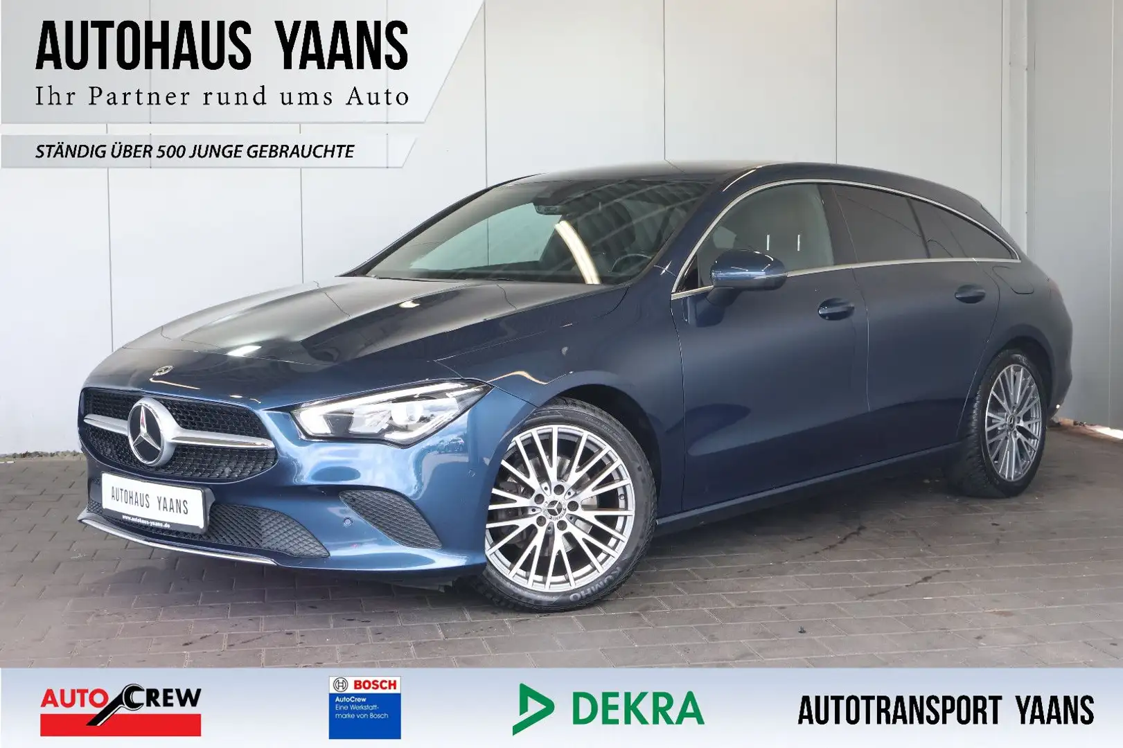 Mercedes-Benz CLA 200 d SB Progressive WIDE+MBUX+AR+LED+AHK Bleu - 1