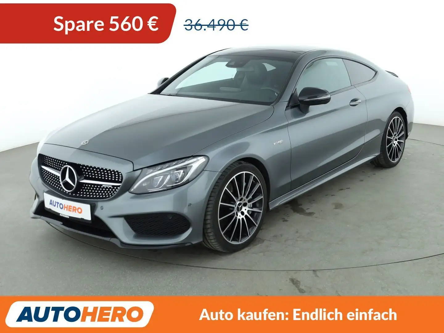 Mercedes-Benz C 43 AMG C 43 AMG 4Matic Aut.*NAVI*LED*TEMPO*CAM* Gris - 1
