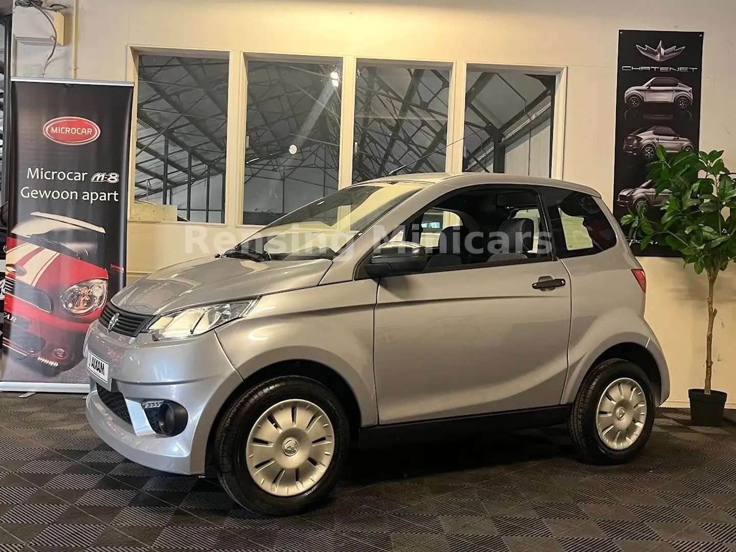 Aixam City E-City ELEKTRO Mopedauto Microcar 45 KM/H Silber - 1