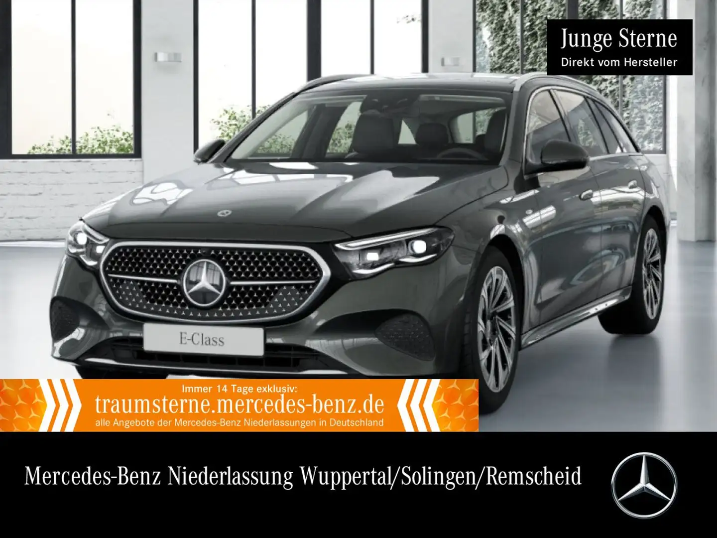 Mercedes-Benz E 300 de T 4M Hybrid Avantgarde Fahrass 360° Pano Grau - 1