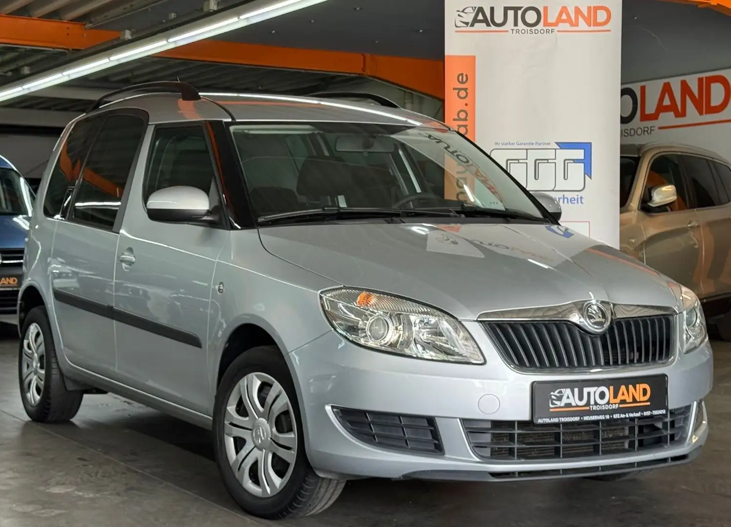 Skoda Roomster Ambition*NUR 81TKM*1.HAND*KLIMAAUTO*PDC Ezüst - 1