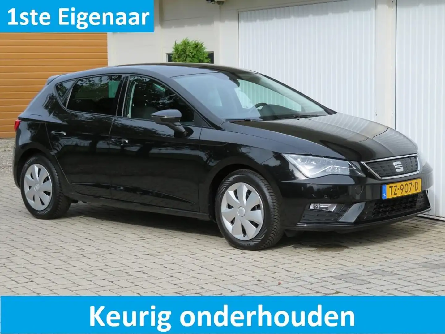SEAT Leon 1.0 EcoTSI Style FULL LED-CAMERA-DEALER OH-1e EIGE Zwart - 2