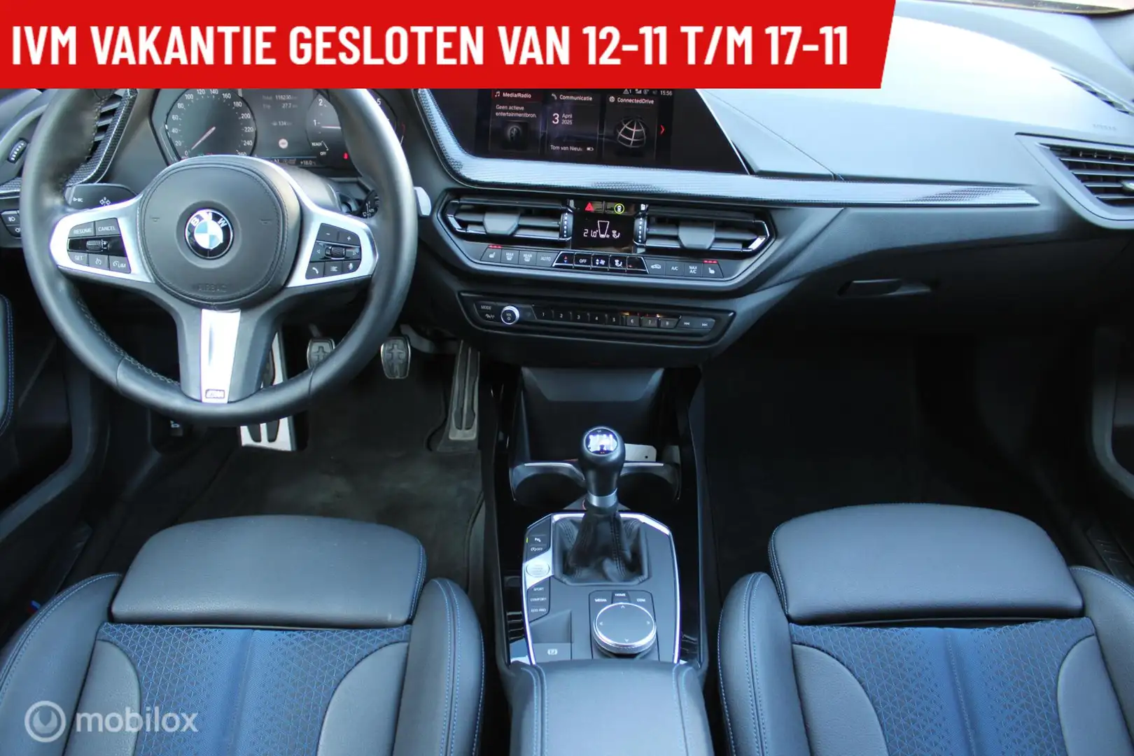 BMW 118 1-serie 118i M Sport Pakket High Executive, Sports Zwart - 2