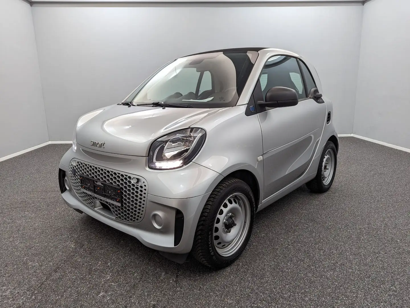 smart forTwo Coupe EQ*22 KW BORDLADER*LED*DAB*LEDER* Zilver - 1