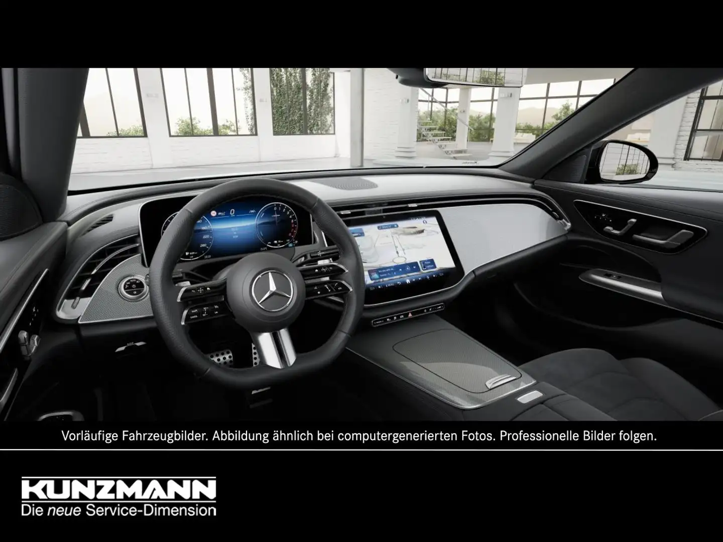 Mercedes-Benz E 300 e AMG Night MBUX Navi Distronic 360° Memory Silber - 2