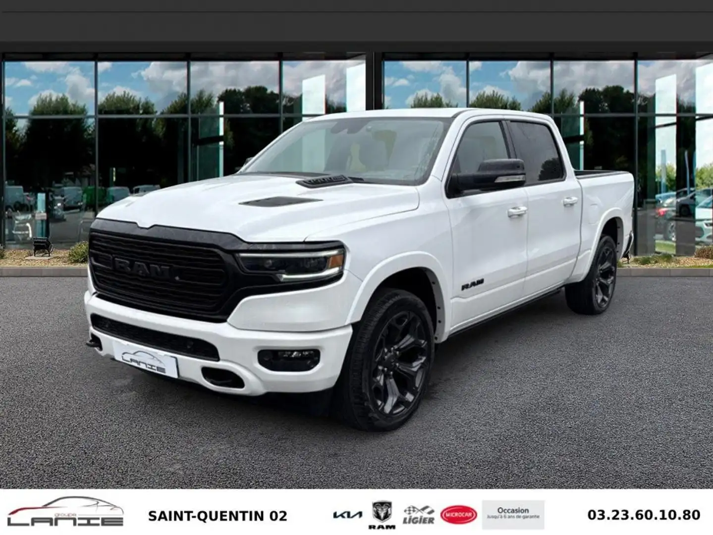 Dodge RAM 1500 CREW CAB 5.7L V8 HEMI Limited Night Edition Blanc - 1