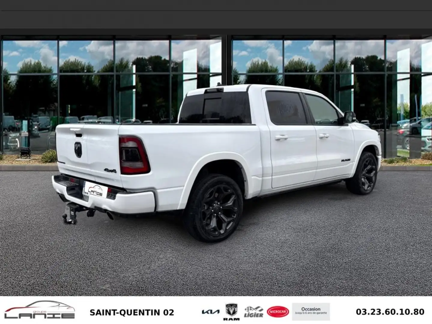 Dodge RAM 1500 CREW CAB 5.7L V8 HEMI Limited Night Edition Blanc - 2