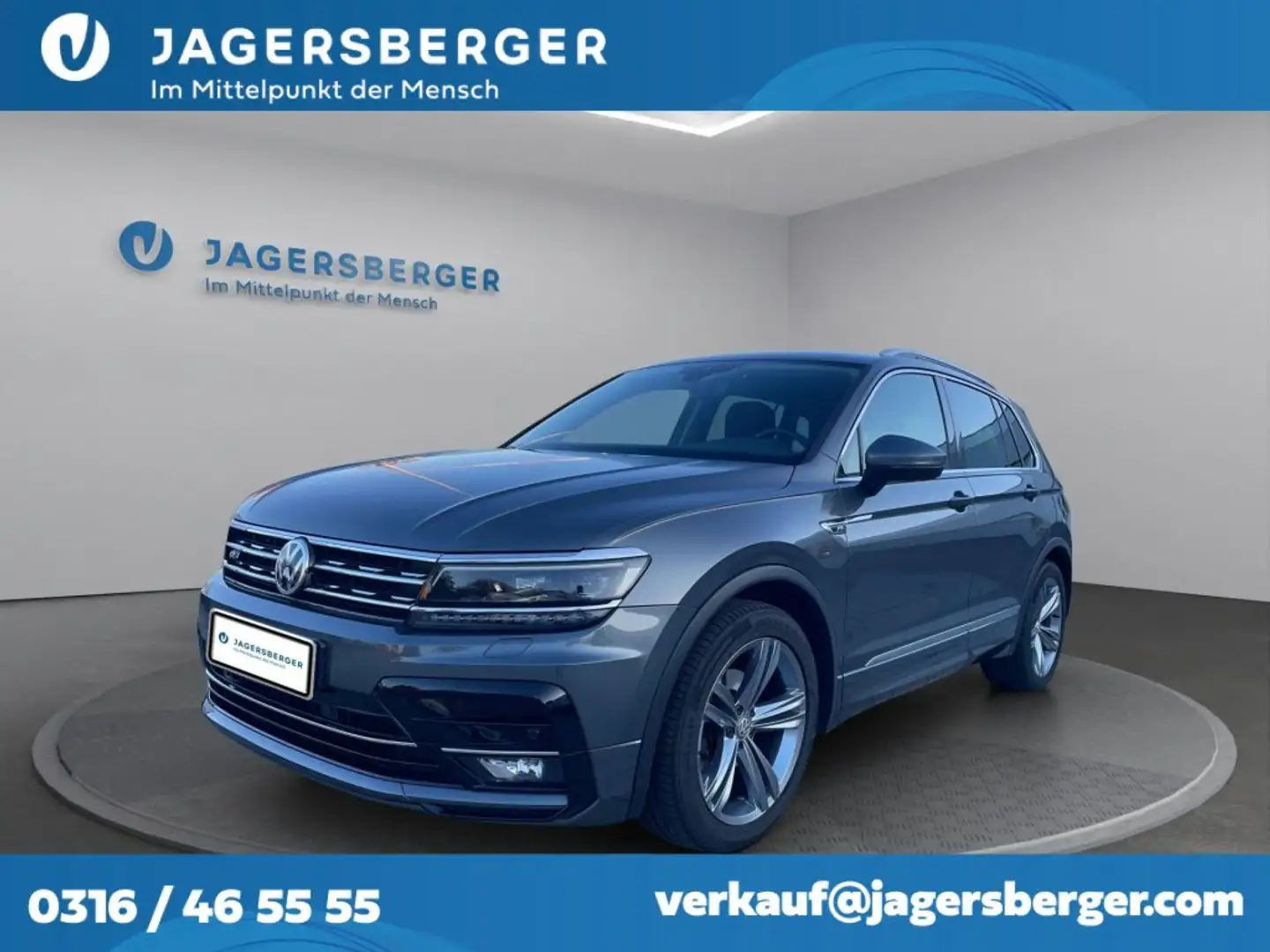 Volkswagen Tiguan 1,4 TSI ACT Highline DSG Grau - 1
