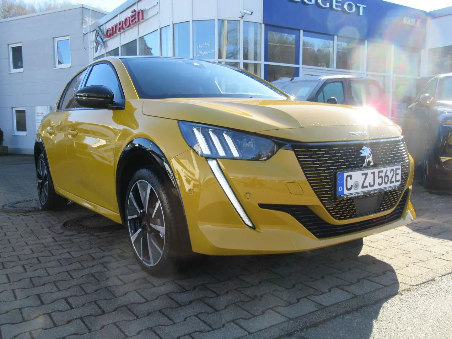 Peugeot 208 e-208 GT Pack Elektromotor 136*Sitzheizung* Gelb - 1