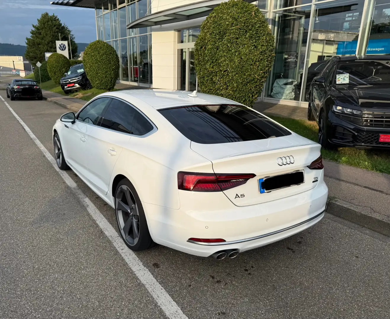 Audi A5 Sportback 3.0 TDI quattro S tronic sport - S-Line Weiß - 2