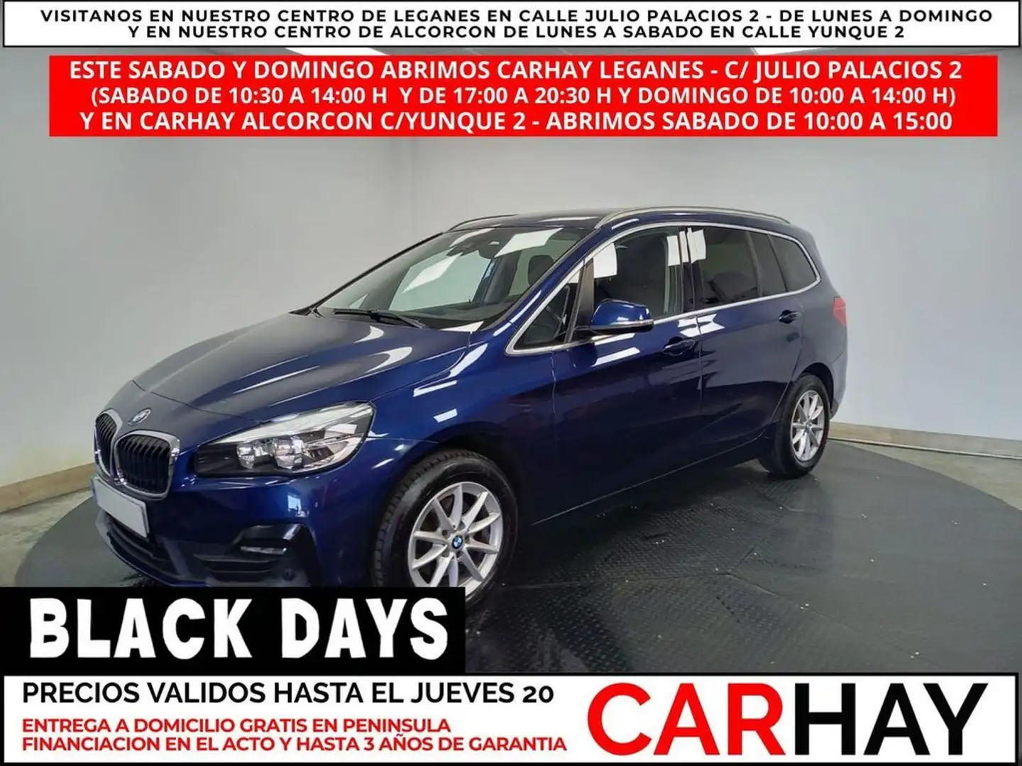 BMW 216 D ADBLUE (EU6D-TEMP) Azul - 1