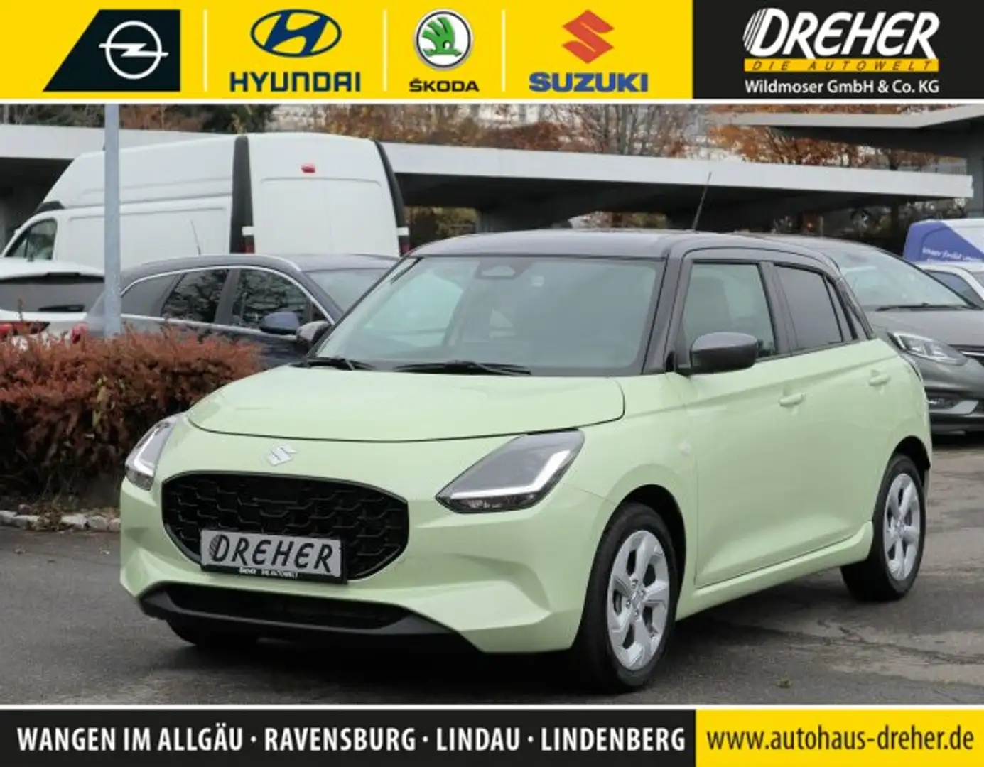 Suzuki Swift Swift NEUES MOD/ COMFORT/NAVI/ACC/ALU/2-Farben Gelb - 1