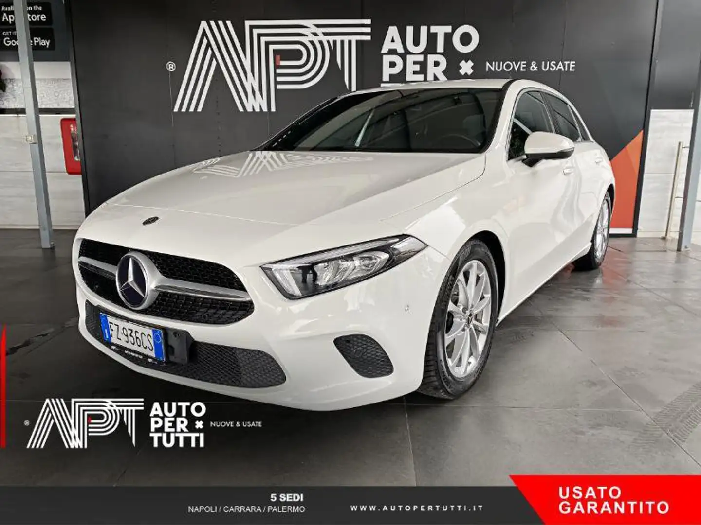 Mercedes-Benz A 180 A 180 d Sport auto Blanc - 1