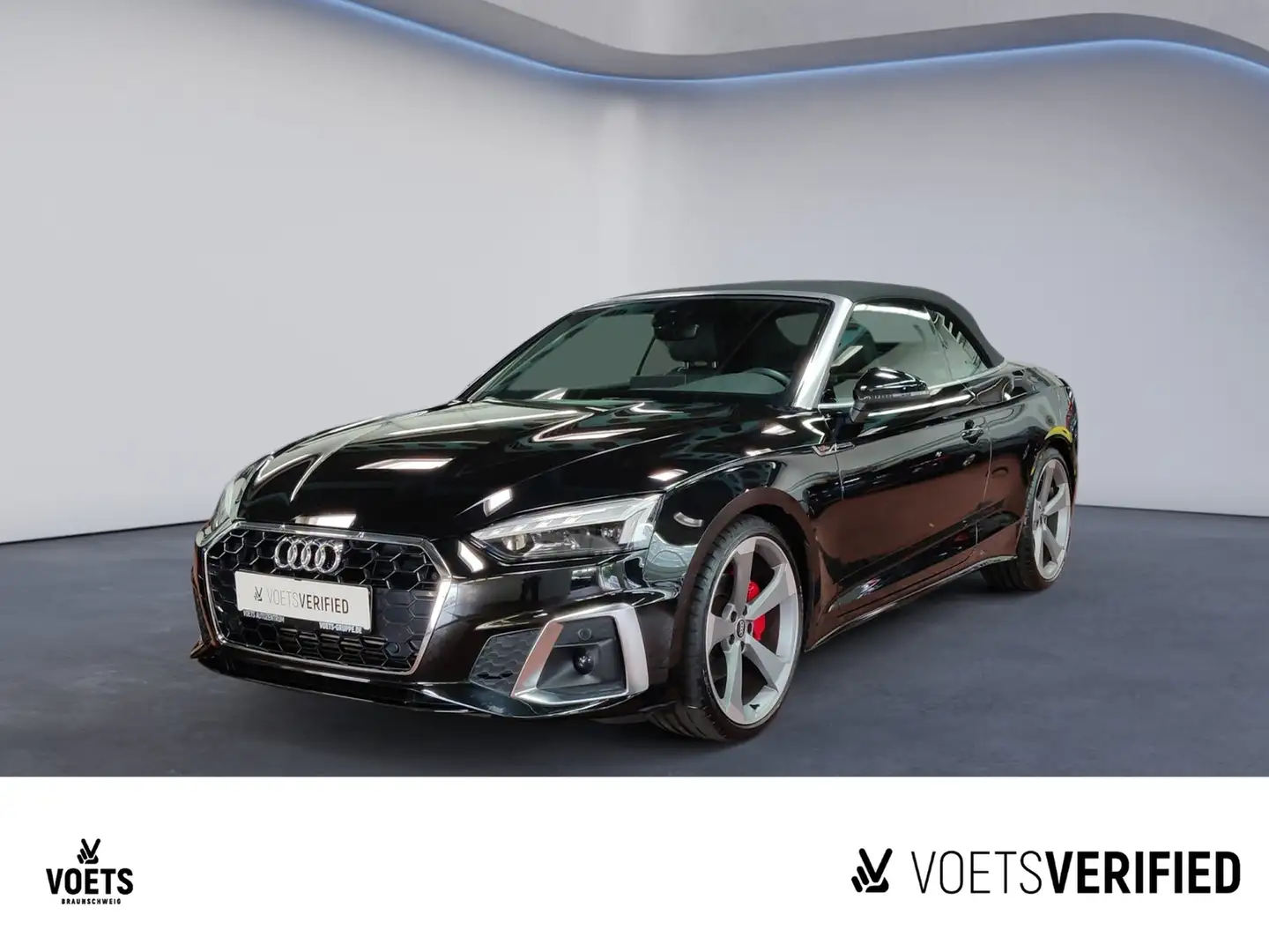 Audi A5 Cabrio S line 40 TFSI S-tronic MATRIX-LED+SHZ+PDC Schwarz - 1